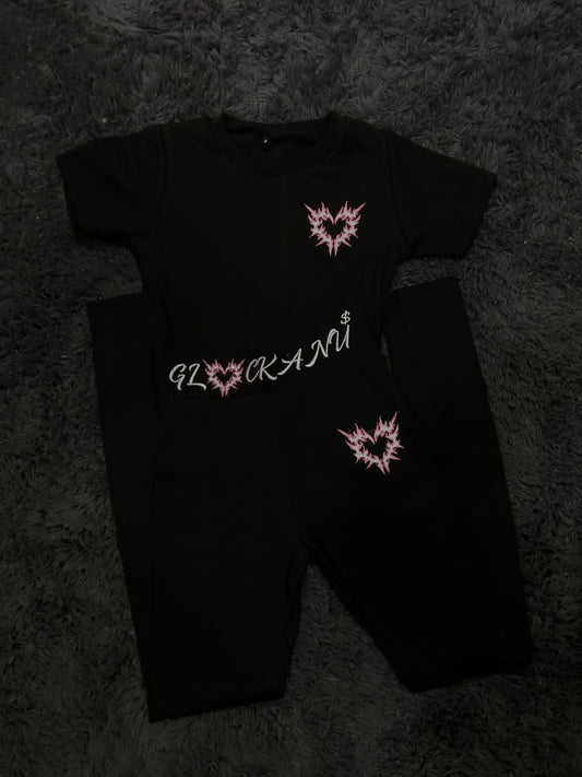 Black Two Piece Set