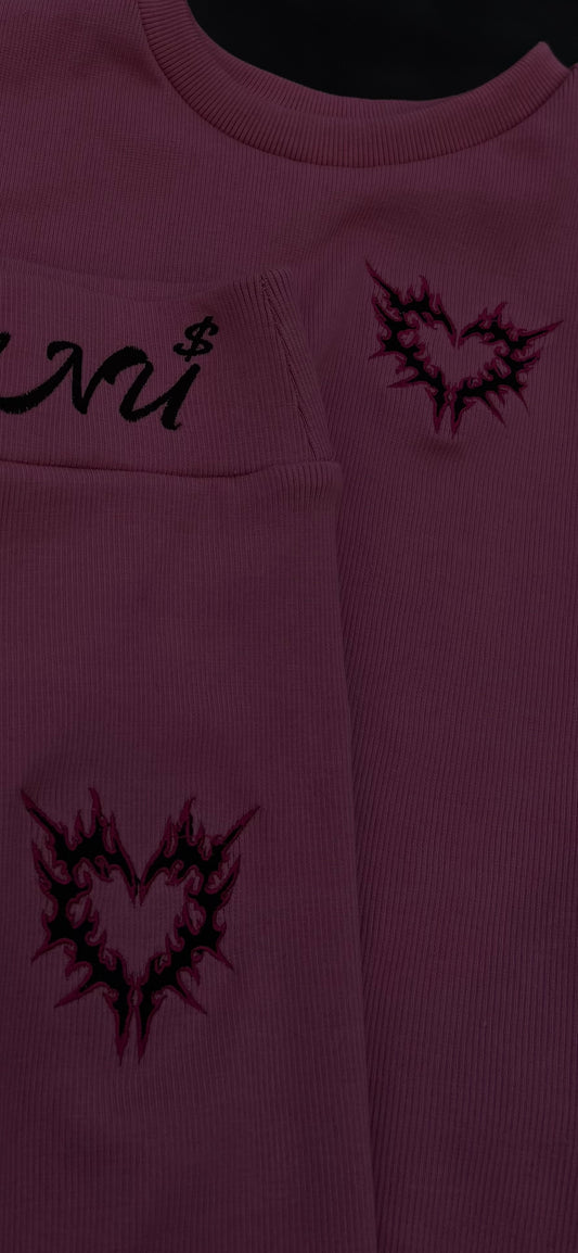 Pink Two Piece Set