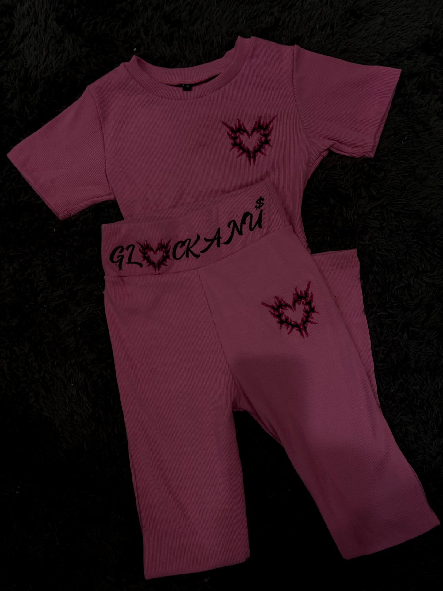 Pink Two Piece Set