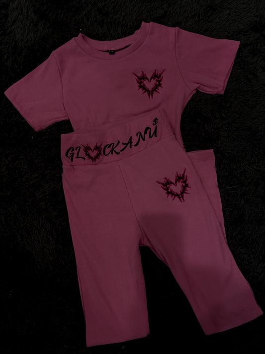Pink Two Piece Set